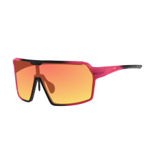 Окуляри Relax Timor рожеві матові, лінза smoke (PC), black red, кат. 3