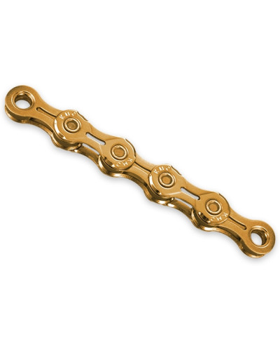 Ланцюг KMC X10EL Ti-N Gold 10 швидкостей 114 ланок золотий + замок