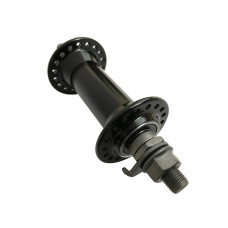 Втулка алюмінієва передня на  пром підшипник ( V-Brake) Black 36H