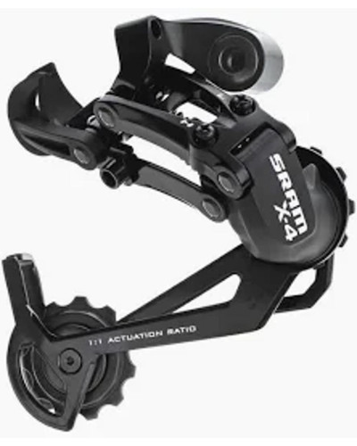 Перемикач велосипедний задній SRAM 09A RD X.4 Long Cage чорний