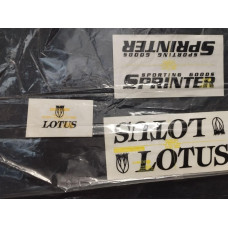 Наліпки на велосипед  Lotus