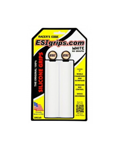 Гріпси ESI Racer's Edge White (білі)