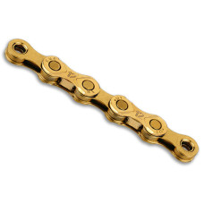 Ланцюг 12 KMC e12 Ti-N Gold 1/2 X 11/128 130 ланок з замком в боксі