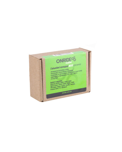 Гальмівні колодки ONRIDE Classic B01 органіка (для Shimano MT200/M335/M415; Tektro M290), 20 пар ОЕМ