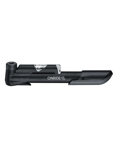 Насос компактний ONRIDE Counter 10 пластиковий, 25см, з манометром макс.тиск 120PSI голівка FV/AV