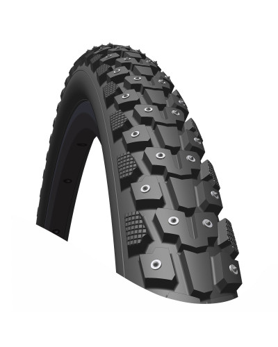 Покришка Rubena Gripper Ice (272 Шипів) 700x40C (42-622) захист STS (1mm) 30 TPI, RS, eBike, чорна