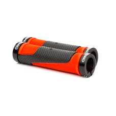 Ручки руля ONRIDE DualGrip, два замки, чорні/червоні