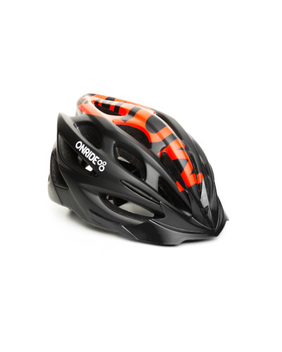 Шолом ONRIDE Mount  матовий чорний/червоний  L (58-61 см)