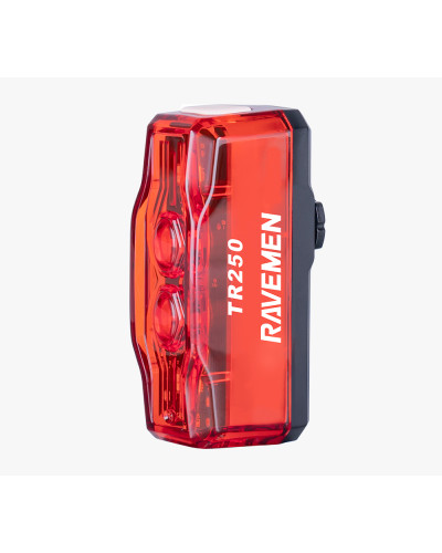 Заднє світло Ravemen TR250 (250 lm, 800 mAh) з датчиком руху