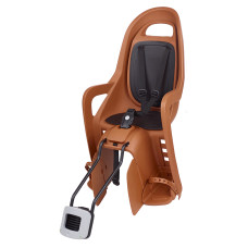 Дитяче крісло заднє POLISPORT Groovy Maxi FF 29" на підсідельну трубу, 9-22 кг, коричневе