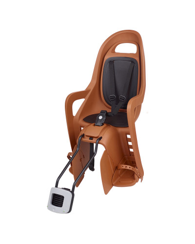 Дитяче крісло заднє POLISPORT Groovy Maxi FF 29" на підсідельну трубу, 9-22 кг, коричневе