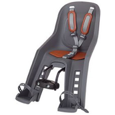 Дитяче крісло переднє POLISPORT Bubbly Mini Evo FHT на рульову трубу, 9-15 кг, сіре