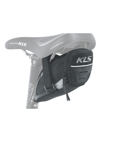 Сумка підсідельна KLS Challanger strap S (0,3 л) чорний
