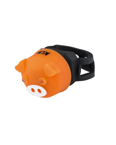 Мигалка дитяча задня KLS Piggy помаранчева