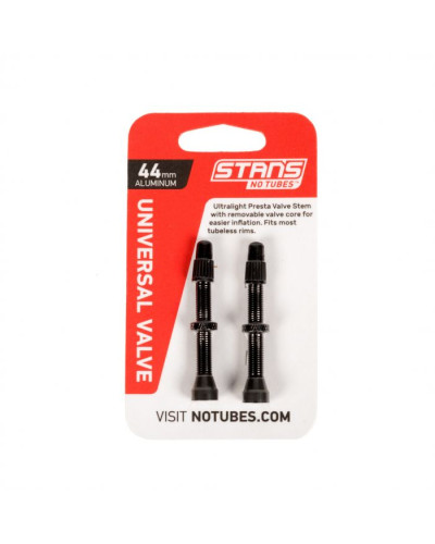 Безкамерний ніпель Stan's Notubes FV 44мм (2шт на блістері) чорні