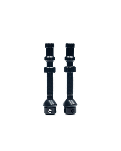 Безкамерний ніпель Stan's Universal+ Valves, regular, FV 35 мм, алюміній, пара, чорні