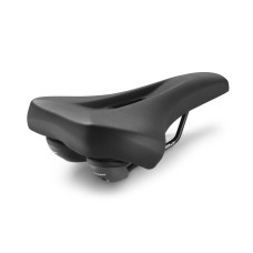 Сідло Monte Grappa BMG APNEA S015 PLUS AIR, з отвором, з еластомерним демпфером, чорний, 265х190 мм