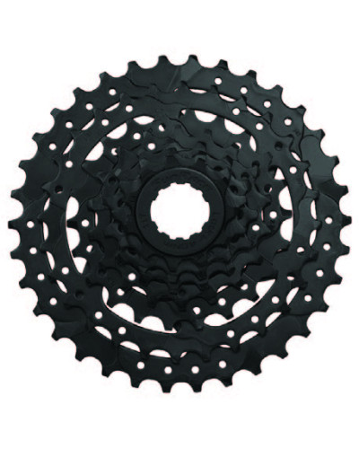 Касета SunRace CSM40 7AV B, 7 швидкостей, 11-34T, Black