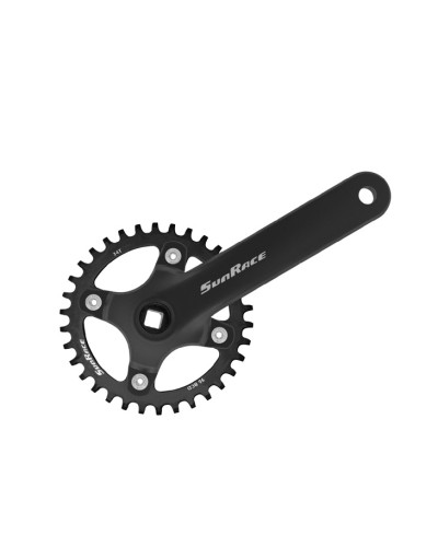 Комплект Шатунів SunRace FCM80V під квадрат, 170 мм, 34T, 96BCD, 11/10/9шв., чорний