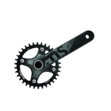 Шатуни SunRace FCMS0V Hollowtech (вісь 24мм), 175 мм, 34T, 96BCD, на 11/10/9шв., чорний