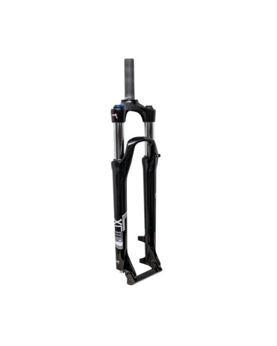 Вилка 29" Амортизаційна з локаутом Алюміній 1-1/8 rod-260 б/різьб. travel-100mm под диск.торм. чорна SUNTOUR SF16-XCM29" HLO DS ноги 30мм