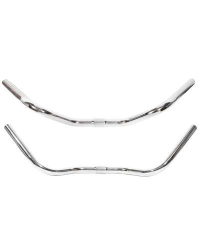 Кермо сталь 25.4 L590 підйом:70mm срiблястий