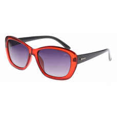 Окуляри Relax Redonda прозорі/червоні глянцеві, лінза smoke grady (Polarized TAC 1,1 mm), кат. 3