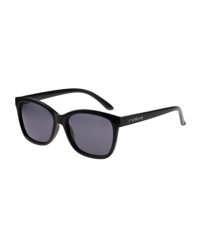 Окуляри Relax Frigo чорні глянцеві, лінза smoke  (Polarized TAC 1,1 mm), кат. 3