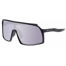 Окуляри Relax Prati чорні матові, лінза smoke (Polarized TAC), white sensor, кат. 3